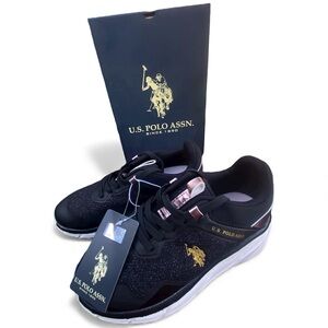 NIB Polo Ralph Lauren Girls Shoes Sneakers (Big Kid Size 4)